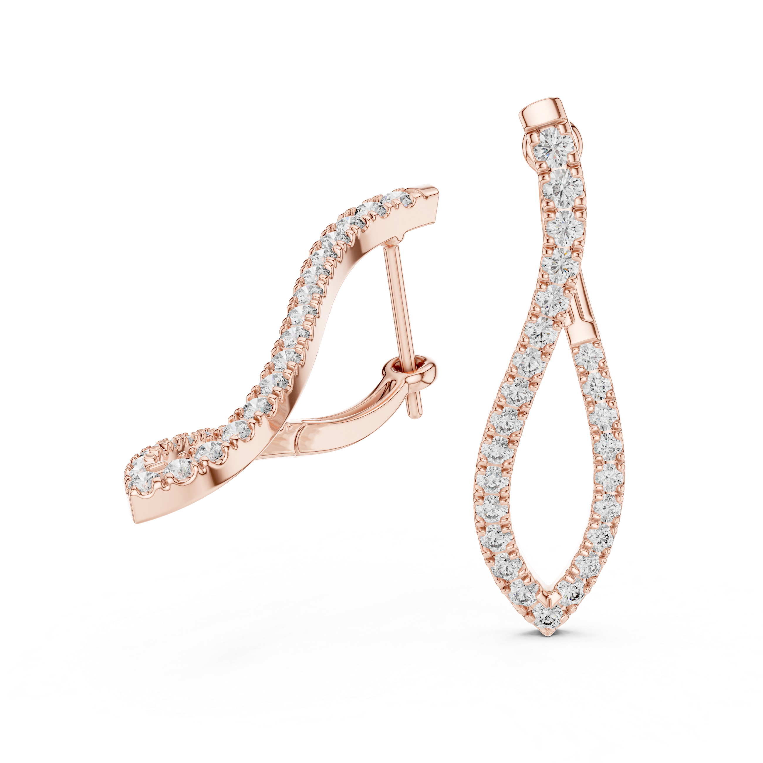 Diamond Drop Earrings