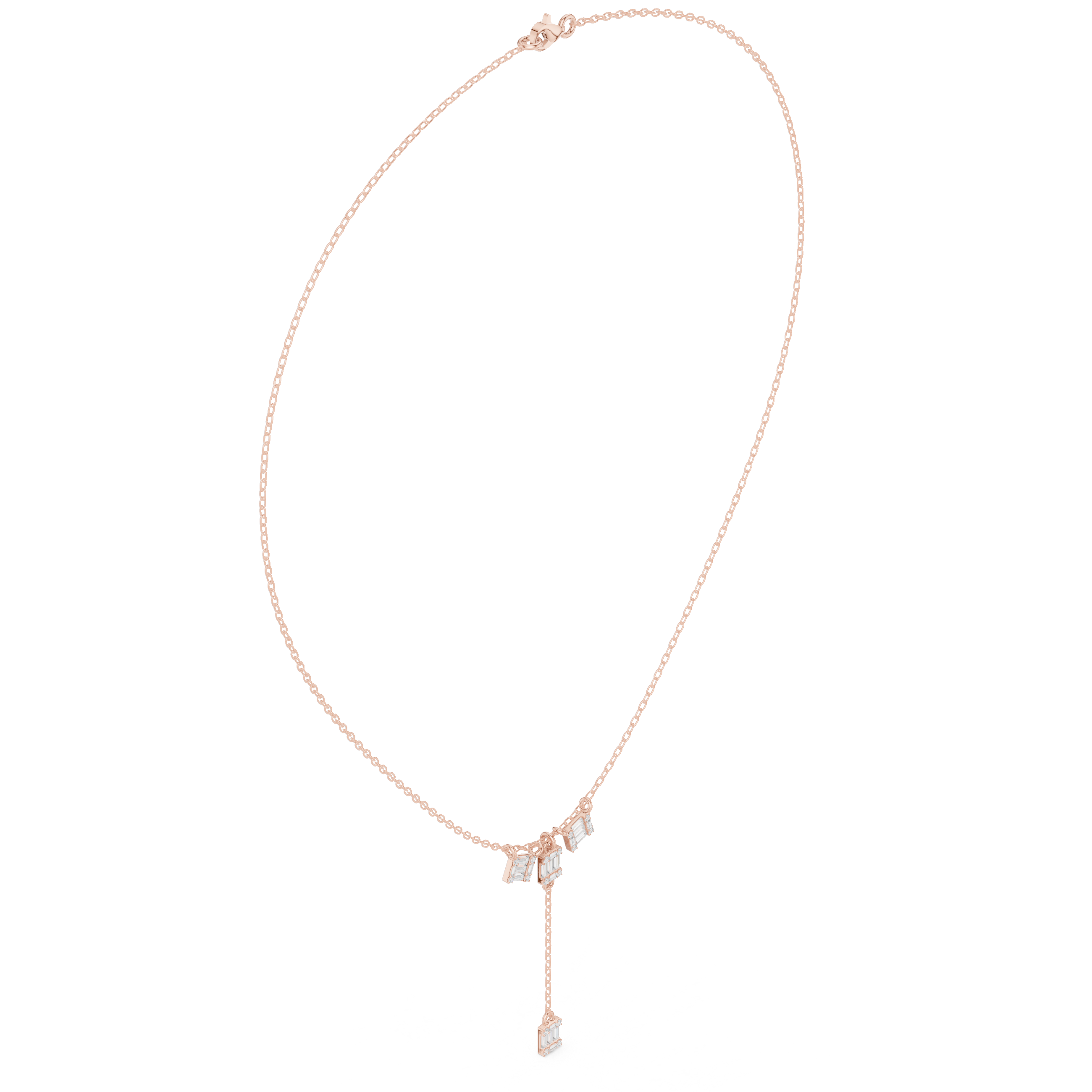 Diamond Cluster Necklace